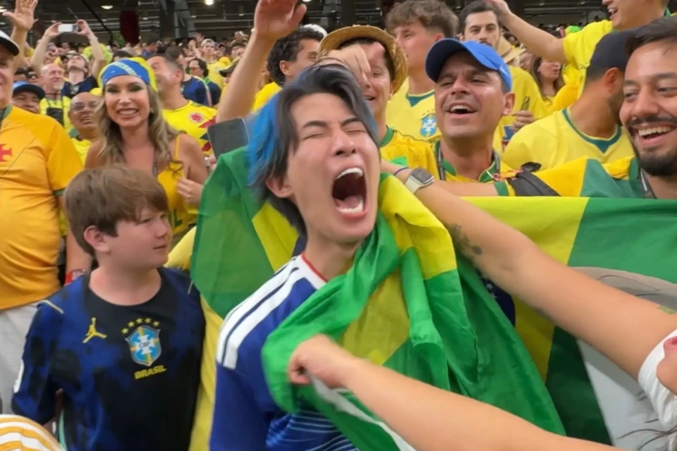 Quem é o japonês que deu piti na Copa e passou de 1 milhão de seguidores graças aos brasileiros?
