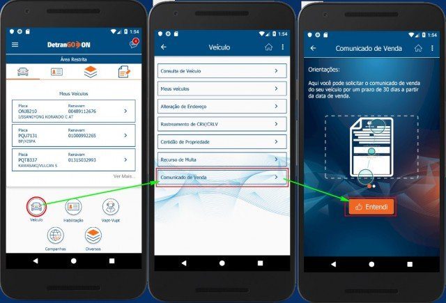 Comunicado de venda de veículo agora pode ser feito pelo celular em Goiás