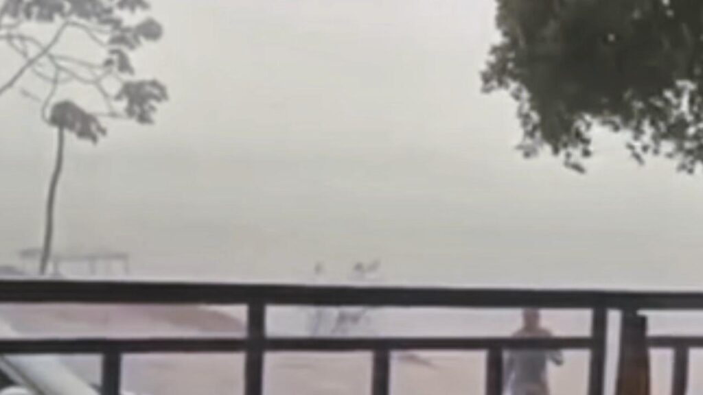 Vídeo: Ventania histórica destrói Bandeirantes às margens do Rio Araguaia