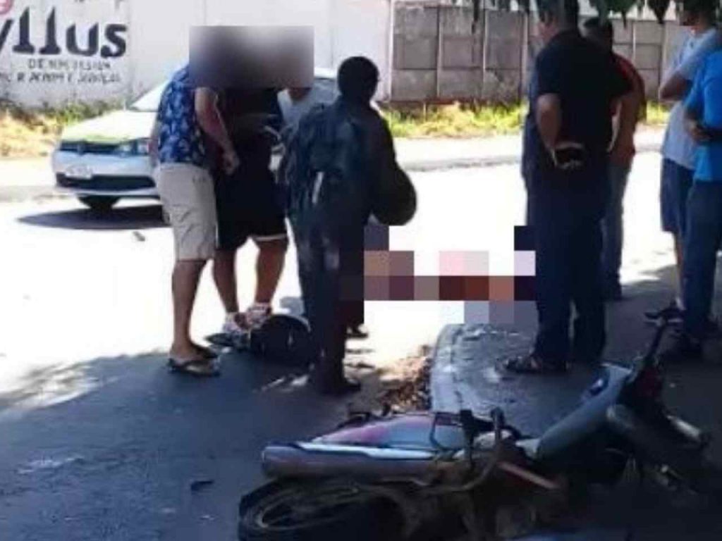 Motociclista morre após acidente com caminhonete na Vila Brasília