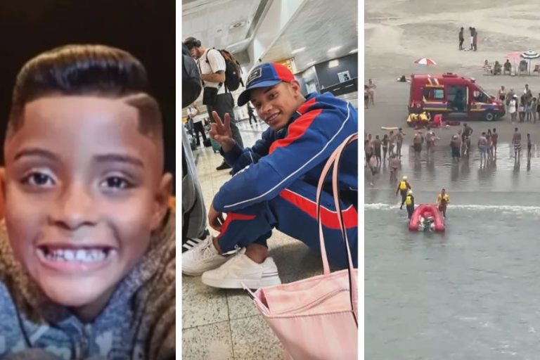 Morre menino resgatado pelo tio durante afogamento em Praia Grande