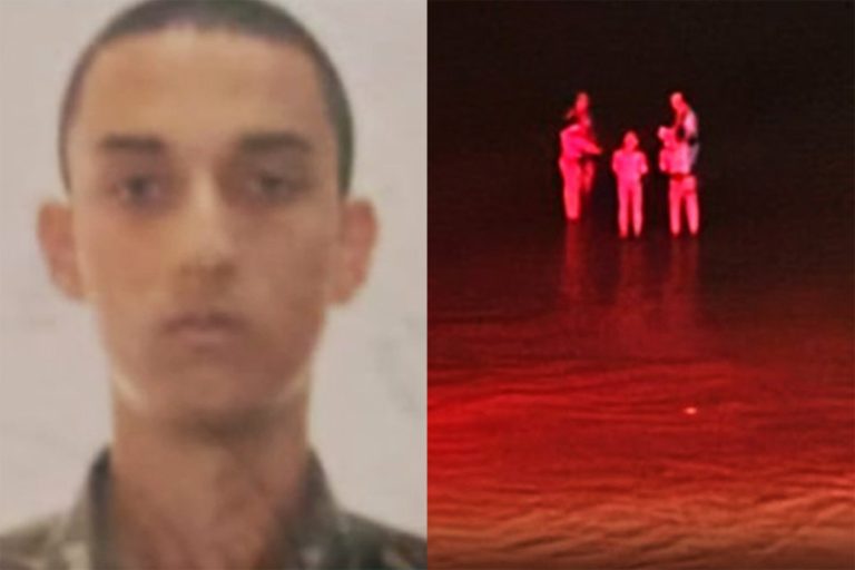 Corpo de soldado que se afogou tentando salvar o irmão é encontrado na orla de Praia Grande