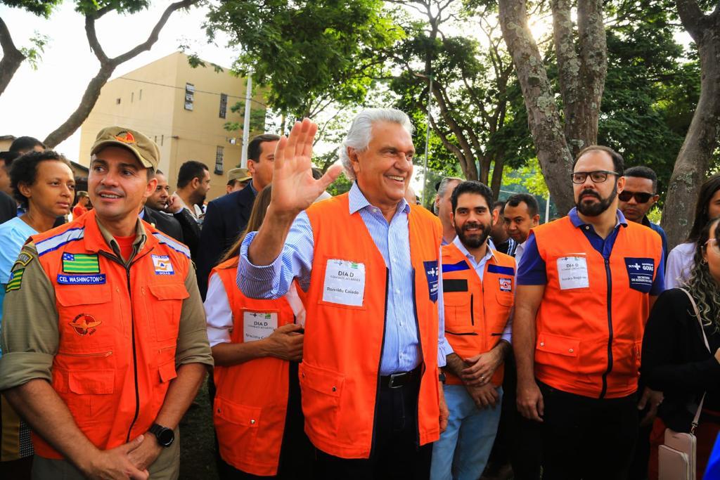 Governador Ronaldo Caiado participa do Dia D de Combate ao Aedes aegypti