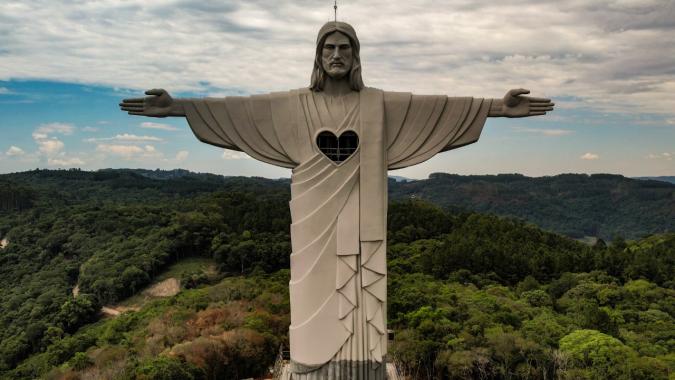 Cristo Protetor é finalizado em Encantado
