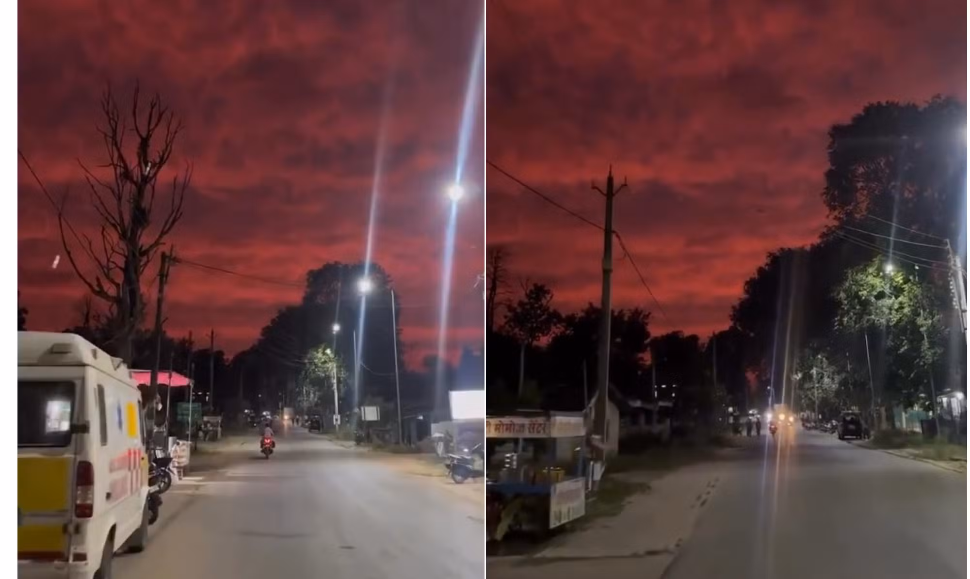 Céu fica vermelho depois de ciclone na Índia e imagens viralizam nas redes; entenda