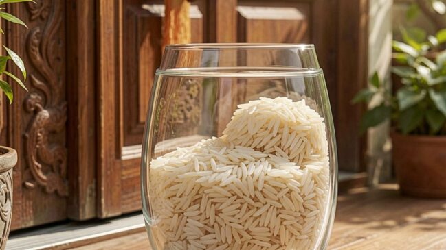 Ritual poderoso mostra por que colocar uma xícara de arroz na entrada da casa pode atrair dinheiro e muita fartura