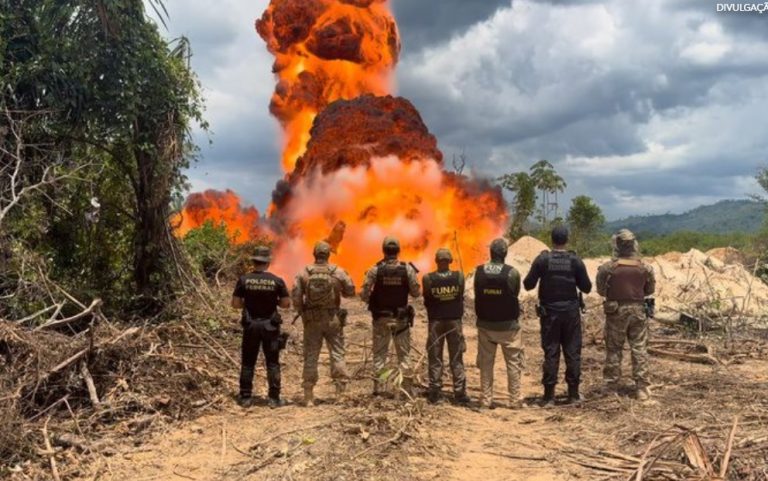PF e Funai inutilizam equipamentos usados extração ilegal de ouro na Terra Indígena Kayapó