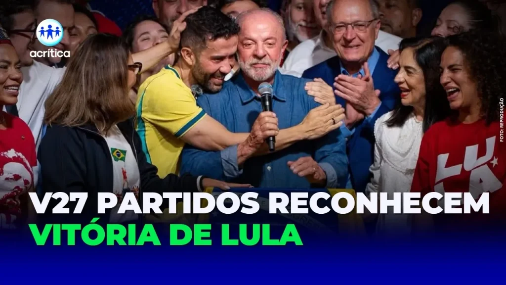 Vitória de Lula é reconhecida por 27 partidos políticos, incluindo o PL