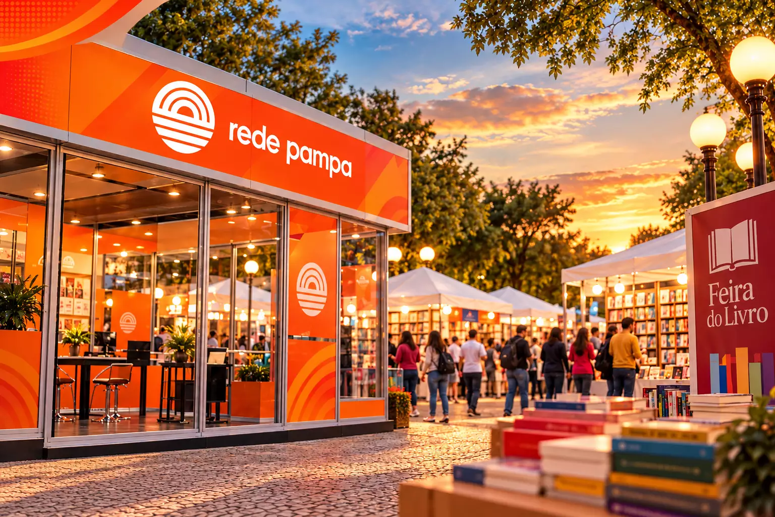 Rede Pampa transforma a Feira do Livro em sua maior operação cultural do ano
