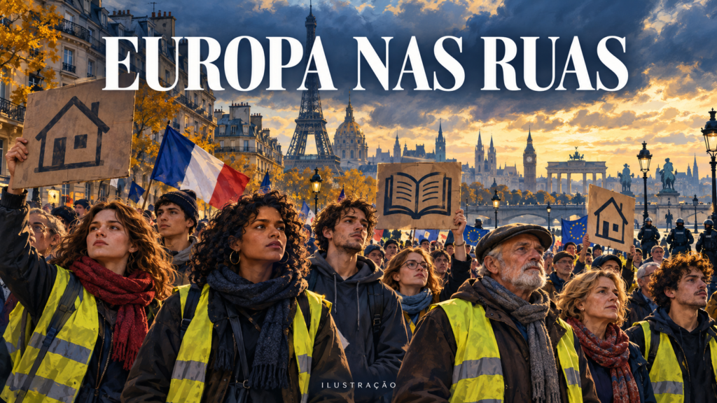 Paris volta às ruas, e protestos ampliam pressão sobre governos europeus