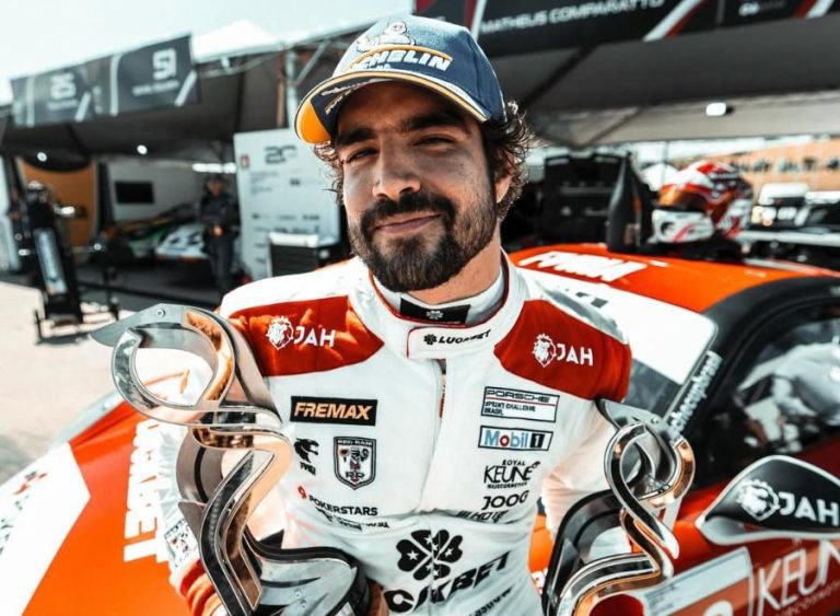 Caio Castro sofre acidente de carro durante treino de automobilismo no PR
