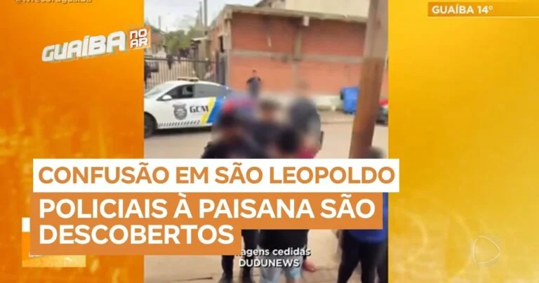 Tiros e agressões: policiais à paisana são descobertos durante campana, em São Leopoldo