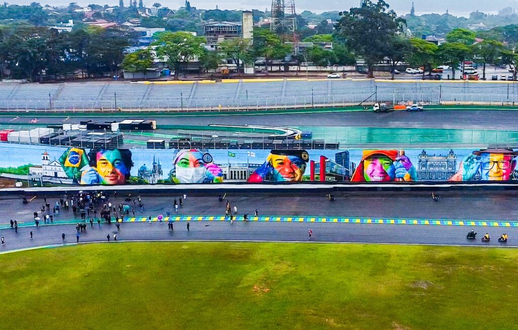 Novo mural de Senna e arquibancadas ampliadas marcam novidades do GP de SP