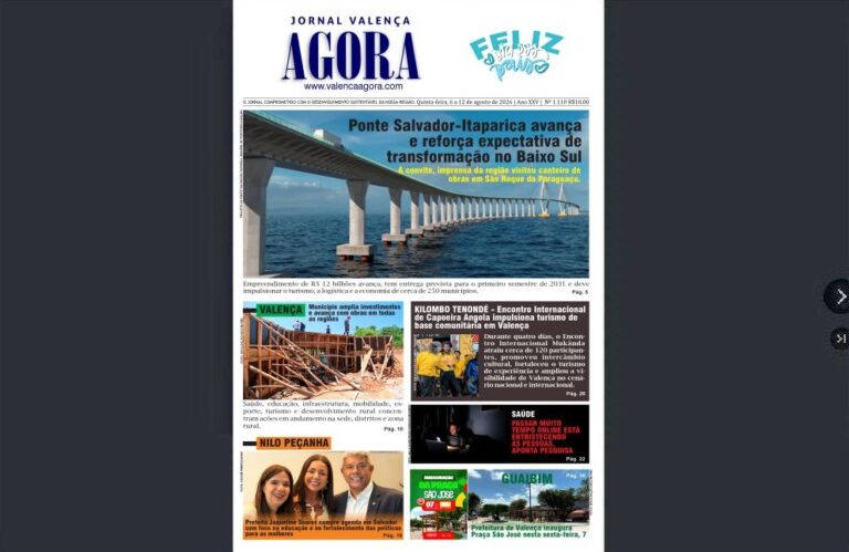 Jornal Valença Agora Edição nº. 1110