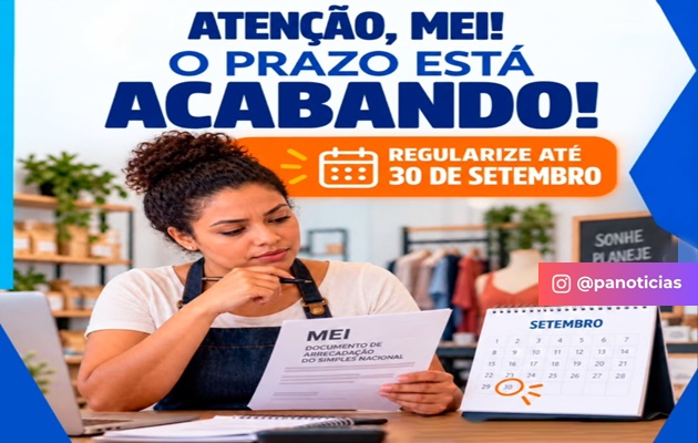 A Casa do Empreendedor alerta que o prazo está acabando para declarações ou outras pendências do MEI em atraso