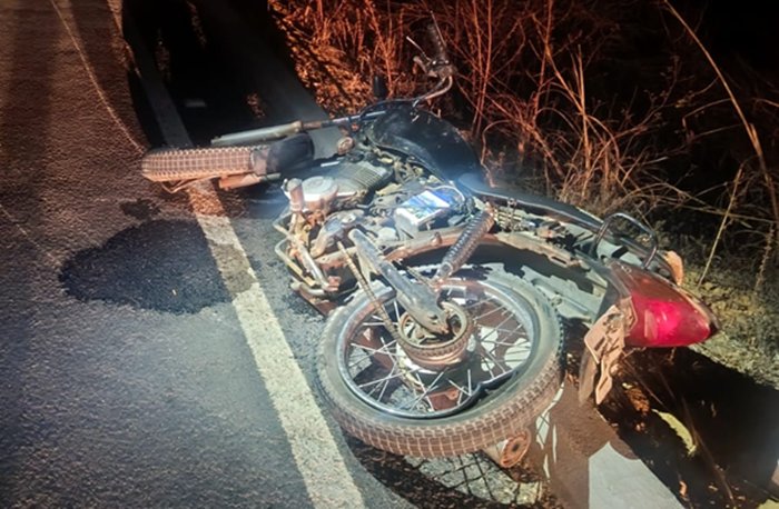 Homem de 48 anos morre em acidente de motocicleta na BA-160, em Bom Jesus da Lapa