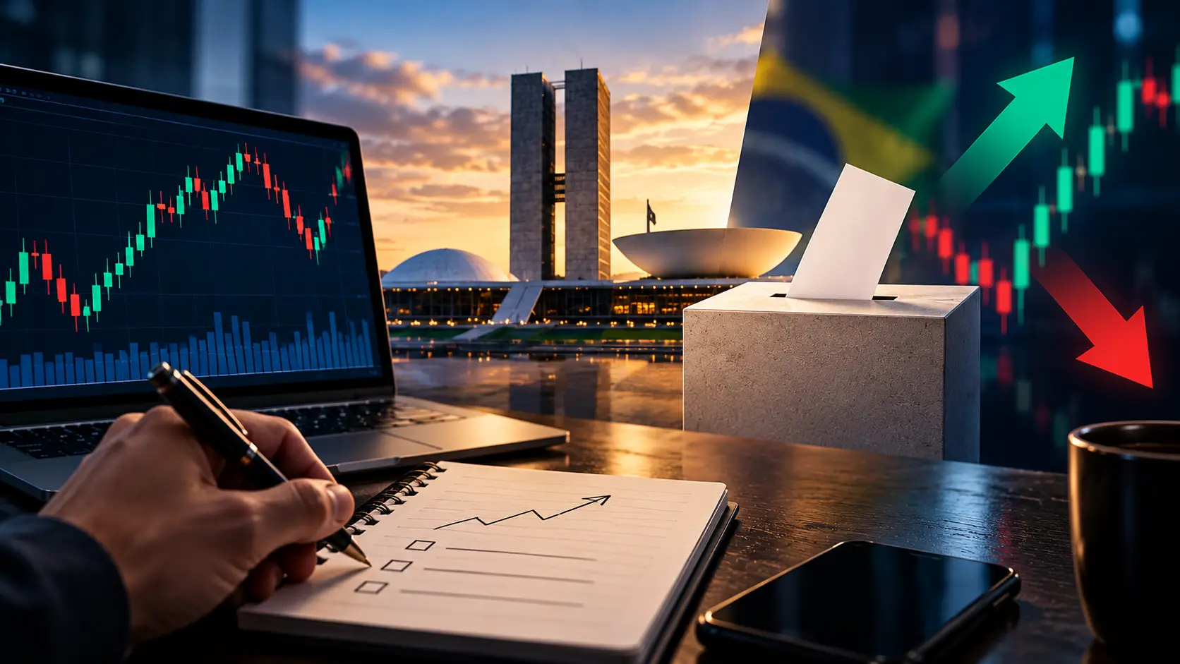 Pós-eleições no Ibovespa, balanços do 3T26 e FIIs; veja destaques da semana