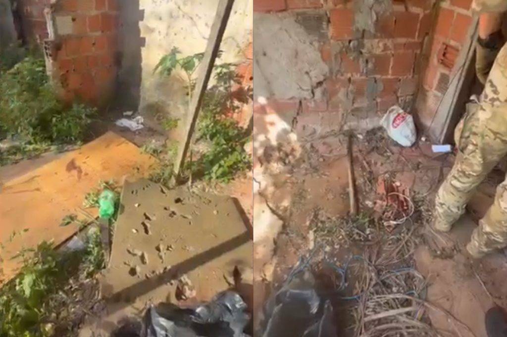 Polícia resgata vítima de sequestro em cativeiro no Calabetão