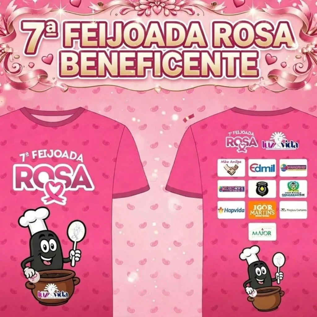 Instituto Luz e Vida realiza a 7ª Feijoada Rosa Beneficente em Quixeramobim