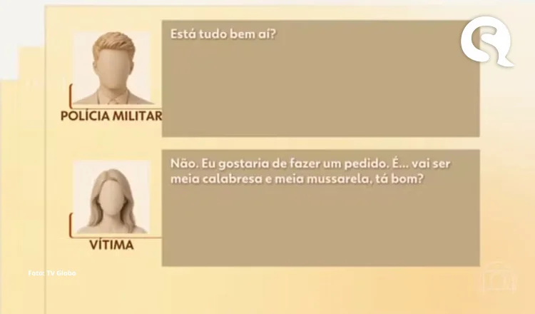Mulher finge pedir pizza para chamar a polícia após ser agredida pelo ex-companheiro em SP; ouça ligação