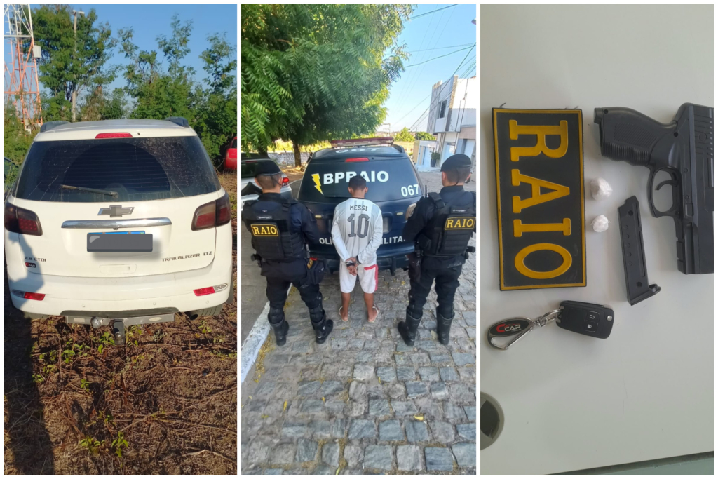 Homem com mandado de prisão é encontrado escondido no porta-malas de carro em Lavras da Mangabeira
