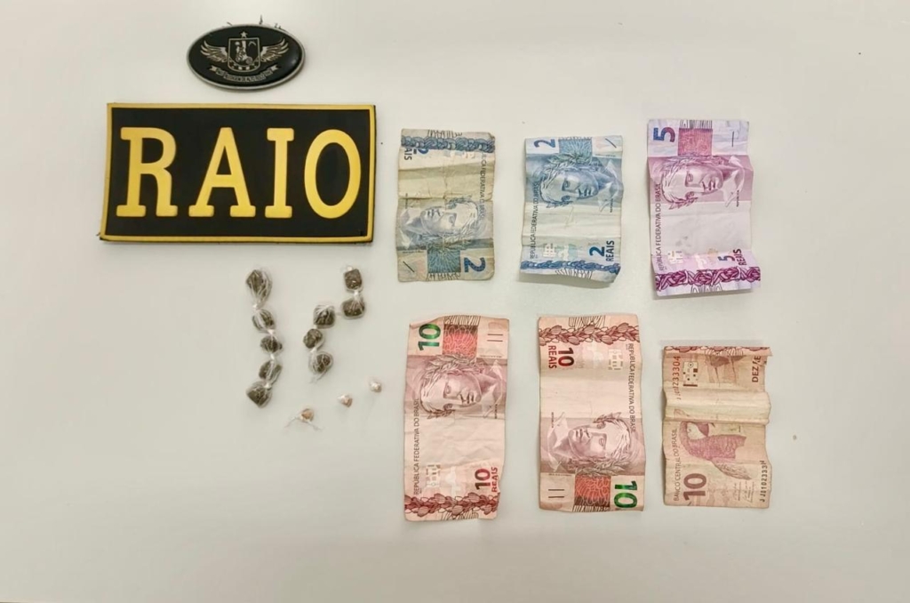 Menor é apreendido com maconha, crack e dinheiro durante ação do RAIO em Aurora