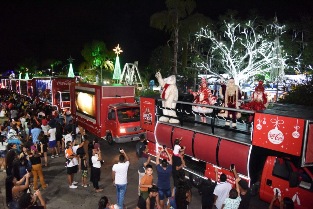 Aparecida recebe Caravana Iluminada de Natal nesta segunda e terça