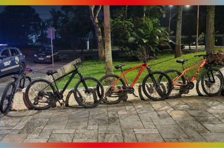 GCM de Cubatão recupera bicicleta roubada e apreende três adolescentes