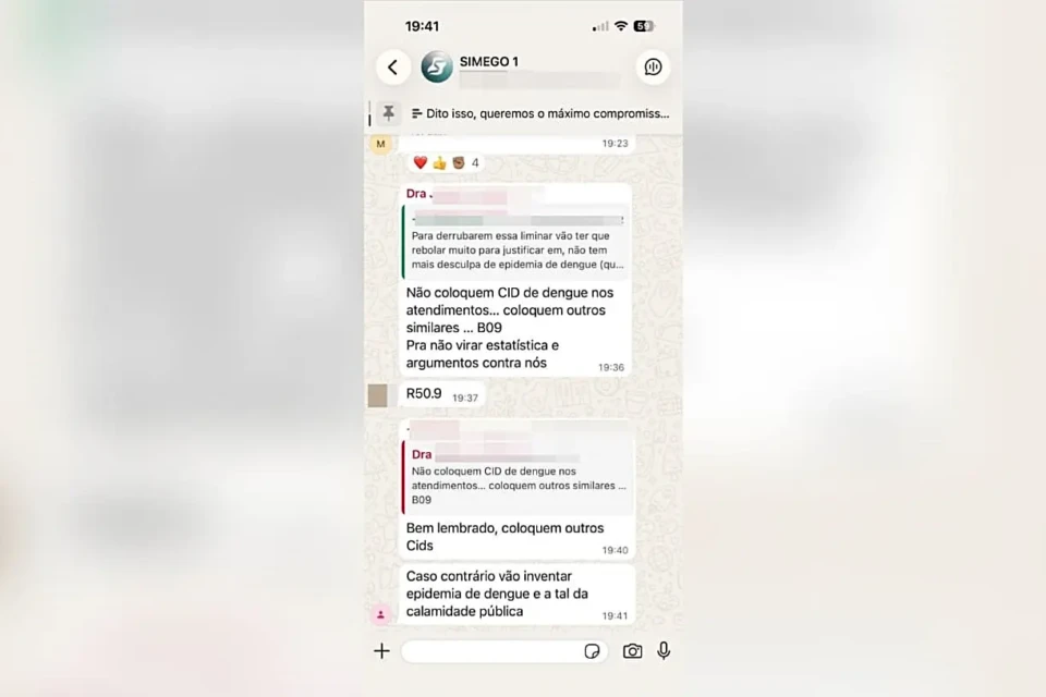 Médica que orientou colegas a subnotificar casos de dengue em Goiânia é afastada após denúncia do Mais Goiás